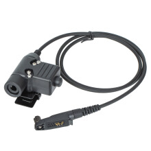 Walkie Talkie Radio Tactical Headset Adapter U94 PTT for Motorola GP-328 PLUS