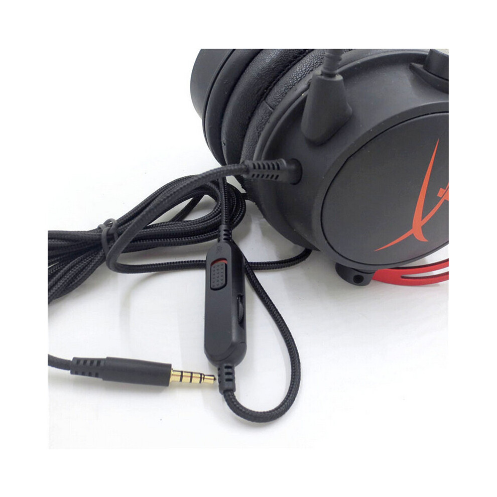 Replacement Braided 3.5Mm Audio Cable For Hyperx Cloud Alpha Gaming Headsets 110691398031