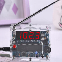 Radio DIY Kit 87MHz-108MHz Mini TEA5767 FM Radio Receiver DC LED Digital Display