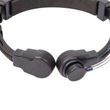 For Walkie Talkie Radio Telescopic Tactical Throat Vibration Mic Headphone Headset