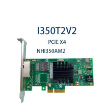(I350T2V2) PCI Express Dual Port 350T2V2/I350-T2x1 Ethernet Server Adapter for Desktop PCs
