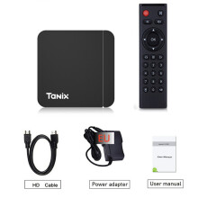 (EU Plug) Tanix W2 Amlogic S905 Quad Core Smart TV SMART TV Media Player 2G+16G Dual-Band