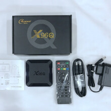 (EU plug) Android 10.0 TV Box X96Q Quad Core HD 4K Media Stream Player Mini PC Dual WiFi