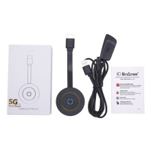 (5G) 4K Dual Band Wireless WiFi Display Receiver TV Dongle Miracast DLNA Airplay HDMI