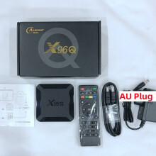 (AU plug) Android 10.0 TV Box X96Q Quad Core HD 4K Media Stream Player Mini PC Dual WiFi