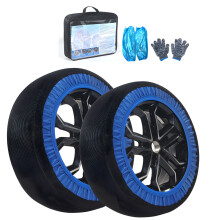 2Pcs Car Snow Sock Traction Socks with Simple Application for-M