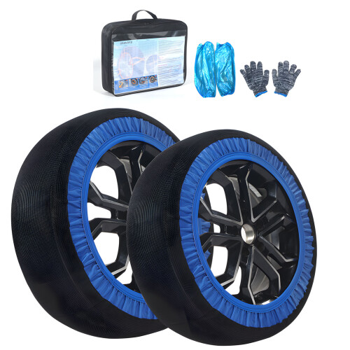 2Pcs Car Snow Sock Traction Socks with Simple Application for-M