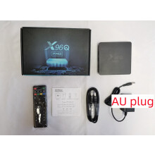(AU plug) Upgraded X96Q Pro Smart Android 10 TV Box Quad Core 4K HD Stream Player