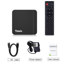(AU Plug) Tanix W2 Amlogic S905 Quad Core Smart TV SMART TV Media Player 2G+16G Dual-Band