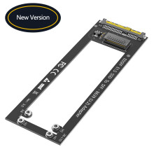 New U.2 SFF-8639 to NVMe Ruler 1U GEN-Z EDSFF Short SSD E1.S Carrier Adapter