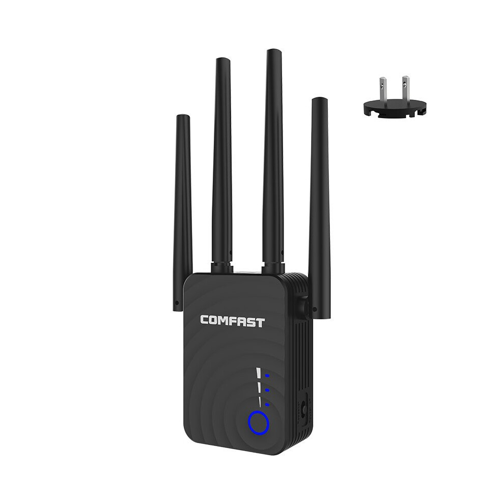 (U.s. Regulations) Dual-Band 1200M Wireless Repeater 5.8G 4-Antenna Wifi Signal Boosters Amplifier 110691398680