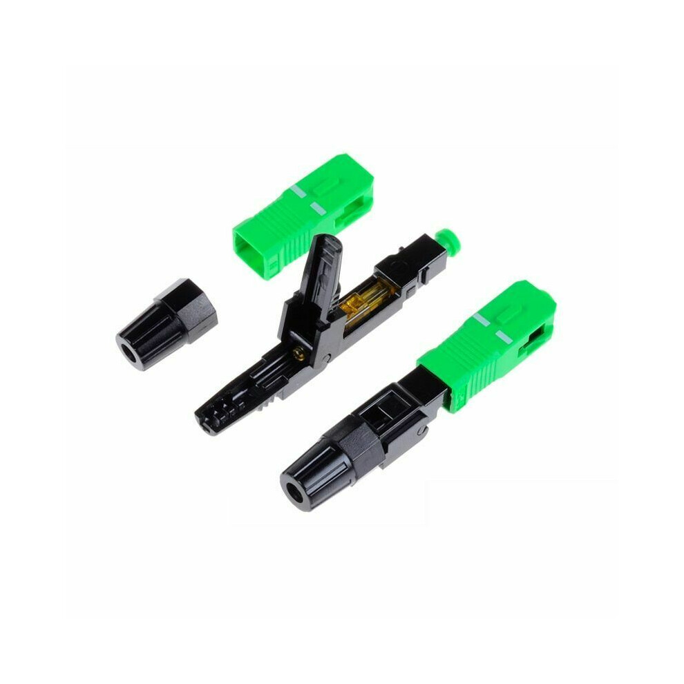 10Pcs Sc Apc Ftth Fttb Fttx Network Fiber Optic Single Mode Fast Connector Tools 110691398987