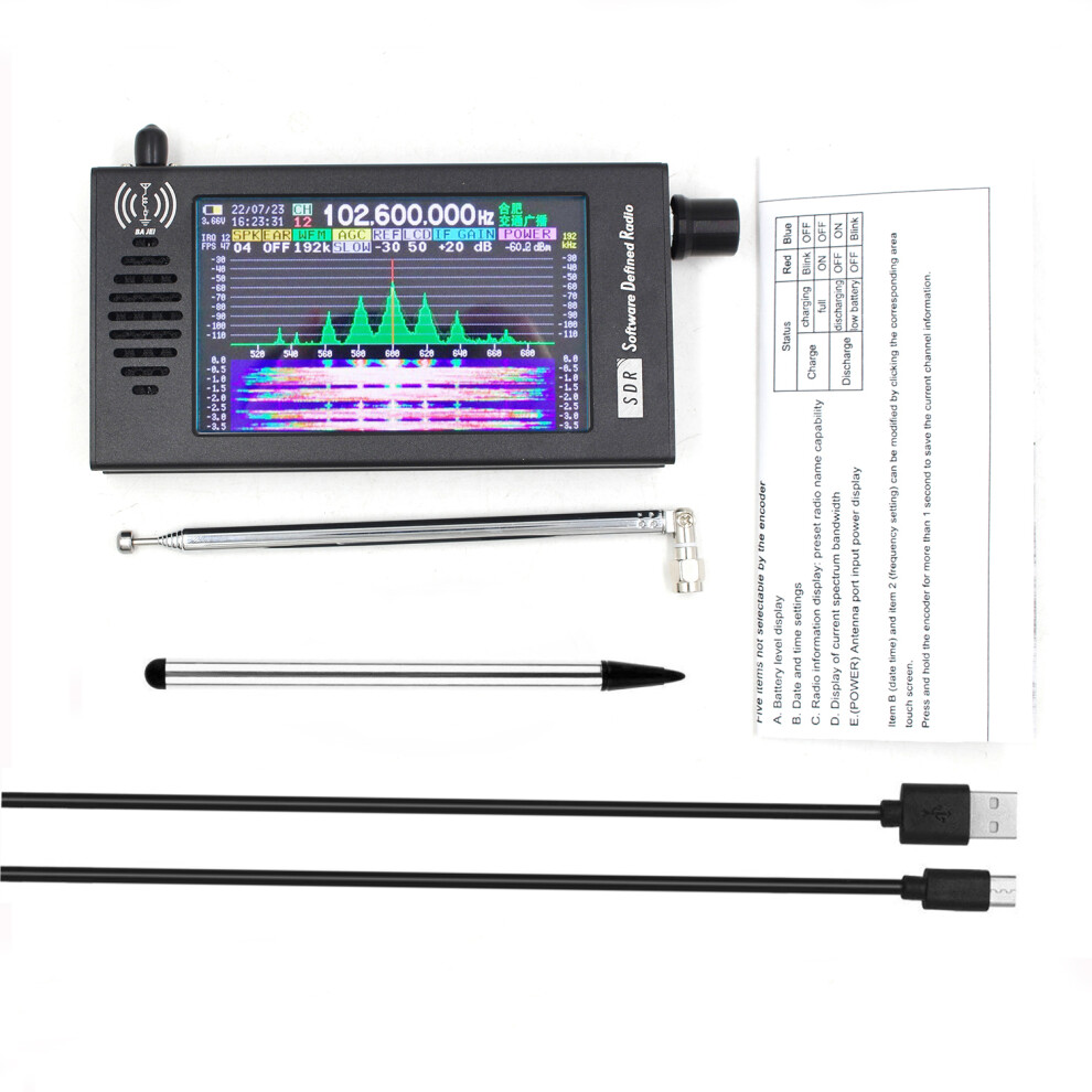 Sdr Radio With Dsp Digital Demodulation For Shortwave, Fm, Mw, Ssb, Cw, Ham Reception 113121274738