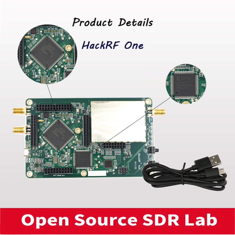 1Mhz-6Ghz Hackrf One R9 Sdr Development Board Open Source Sdr Platform V1.7.3 110691386953