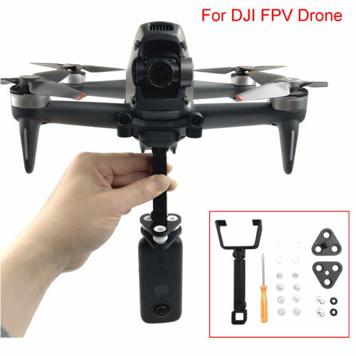 Panoramic Camera Hanging Mount Bracket Shock-absorbing Holder For DJI FPV Drone