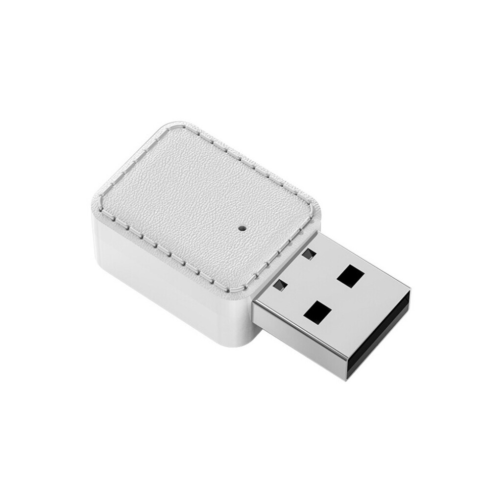 (White) Bluetooth 5.0 Adapter Wireless Audio Receiver Transmitter For Computer Laptop White 110691397591