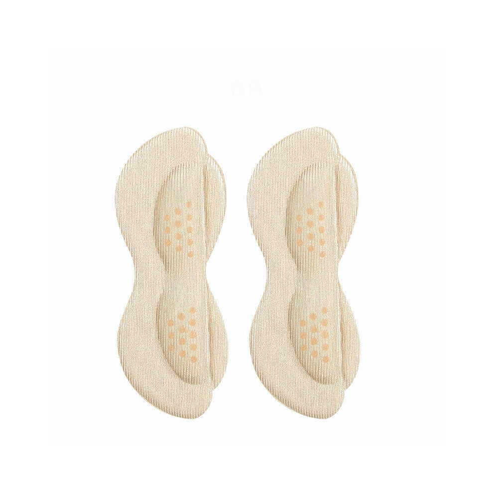 (White thin 5 pairs) 5 Pairs Of Heel Pad Pain Relief Anti-abrasion Anti-drop Heel Patch Can Be Cut