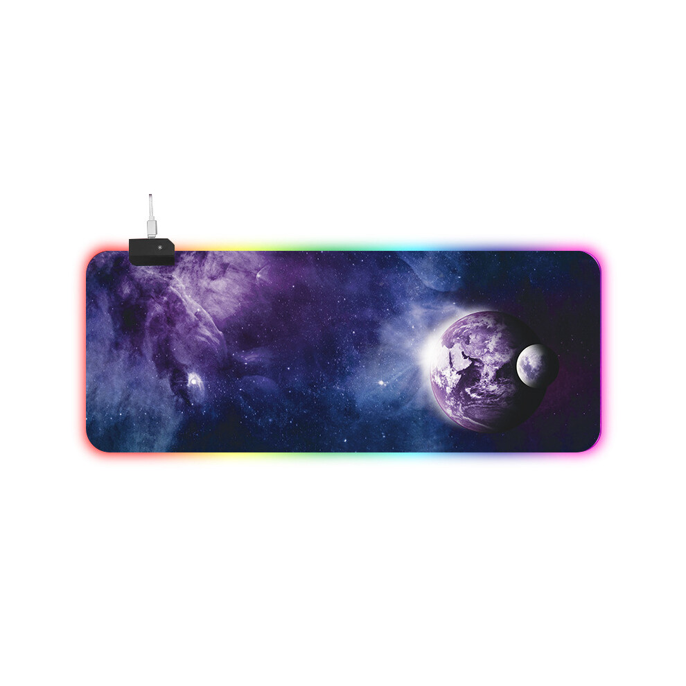 (4, 300X900x4mm) Extra Large Soft Gaming Mouse Pad Colorful Rgb Oversized Glowing Mousepad 110691368119