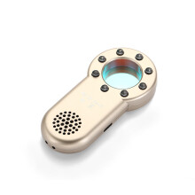 (silver) MINI SQ101 RF Signal Anti-spy Wave Full-Range Camera Scan Wireless Detector Finder Anti-surveillance Camera Detector Finder