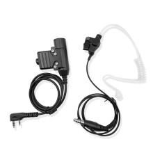 WalkieTalkie Earpiece K Head PTT Acoustic Tube Earpiece with Plug Air Duct inEar Headset