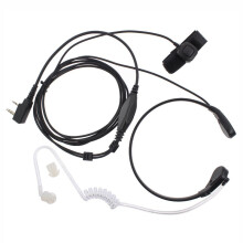 Acoustic Tube Earphone PTT Mic Headset For Baofeng UV5R UV-82 888S Kenwood Radio