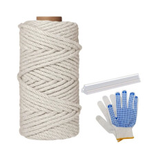 1/4inch X164Ft Natural Cat Tree Hemp Rope,DIY Repair and Replace Scratching Post Sisal Rope for Scratching Post Cat Tree