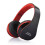(Black red) Bluetooth Headphone Foldable Wireless Stereo Headset For TV Computer Phone 1
