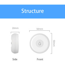 (Gateway) Ewelink Zigbee Water Leak Detector Alarm Sensor APP Zigbee Gateway Leakage Alerts