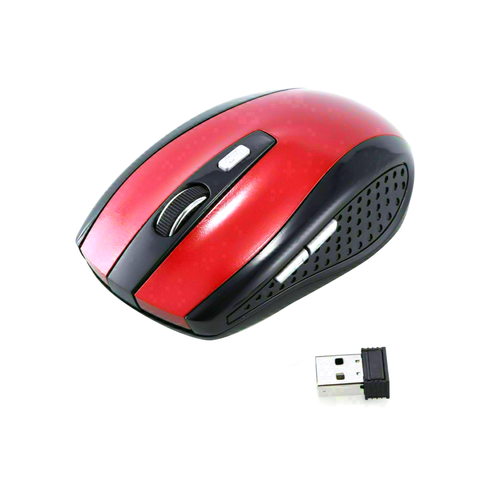 (Red) 2.4Ghz Wireless Optical Mouse Mice & Usb Receiver For Pc Laptop Computer Dpi Red 110691375698