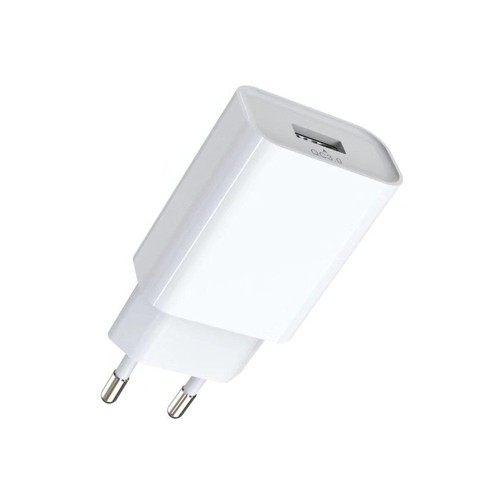 (Eu Plug(White)) Qc3.0 Fast Charging Plug 18W 5V3a Charging Adapter For Iphone Samsung Huawei White 110691393128
