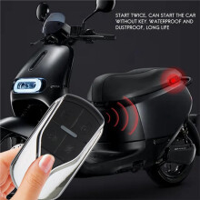 36V-72V Elcykellarm Scooter Säkerhet Dubbel Fjärrkontrolldetektor Larm Anti-Borttappning Fjärrkontrolldetektor Larm