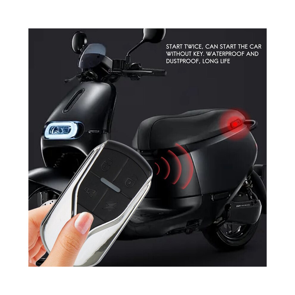 36V-72V E-Bike Alarm Scooter Security Dual Remote Control Detector Alarm Anti Lost Remote Control Detector Alarm 4713116675500