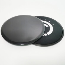 (black) 2PCS Fitness Exercise Glider Core Sliding Discs Gym Slider Yoga Workout Training