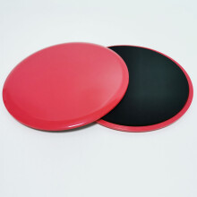 (red) 2PCS Fitness Exercise Glider Core Sliding Discs Gym Slider Yoga Workout Training