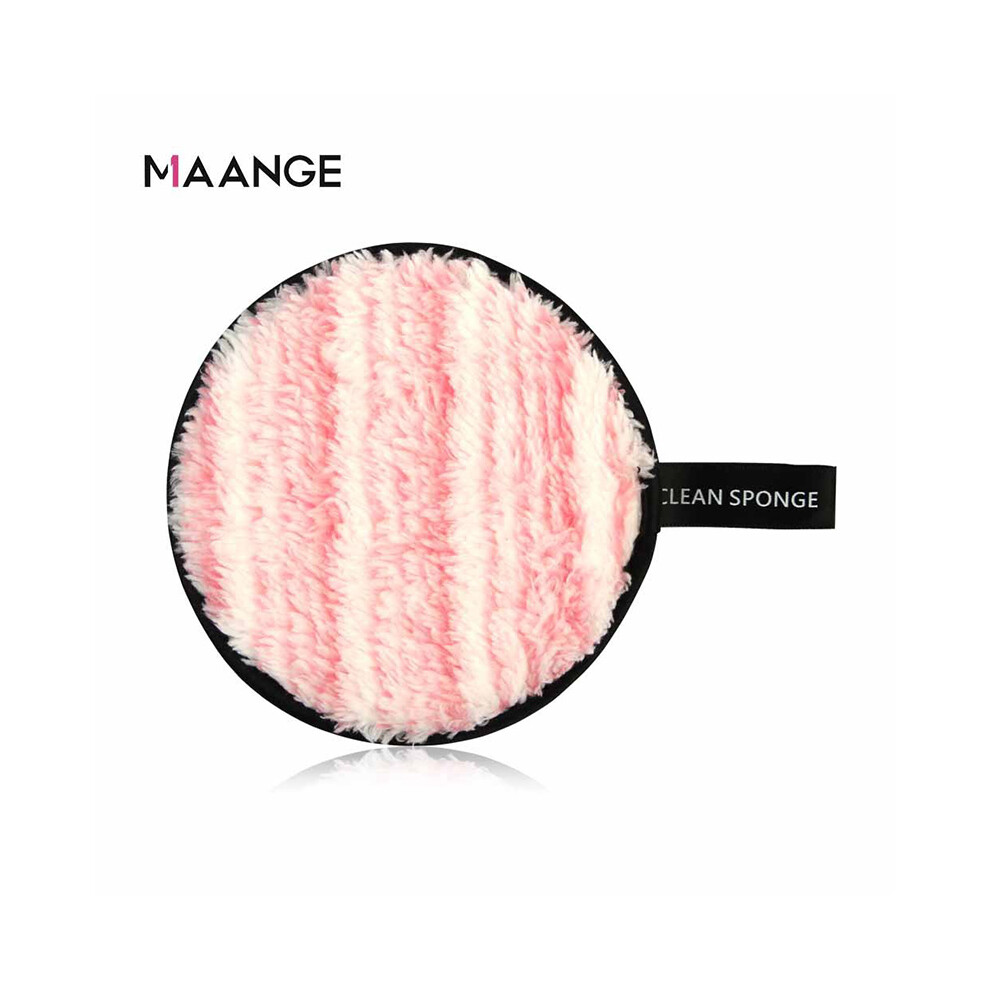 White/Pink ( And Pink) Soft Makeup Removal Sponge Flutter Face Washing Cotton Flapping Reusable Facial Cleansing Puff Cleaner Tools