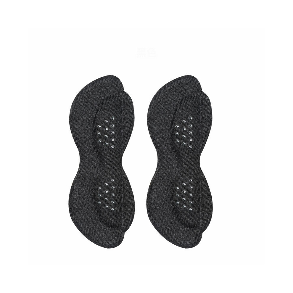 (Black thin 5 pairs) 5 Pairs Of Heel Pad Pain Relief Anti-abrasion Anti-drop Heel Patch Can Be Cut