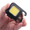 2X Camping Keychain Light Multi-Function Work Light Magnetic Work Light Red and  Flashing  Flashlight Outdoor 8