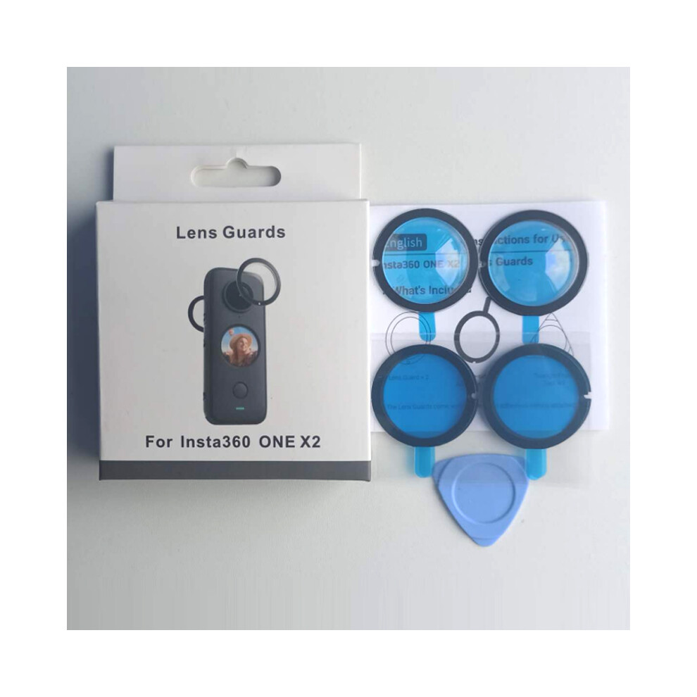 2Pcs Lens Guards Cap Body Protective Cover For Insta360 One X 2 X2 Action Camera 110691415011