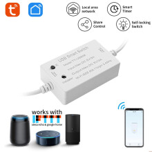 TUYA WIFI Single Channel USB DC5V Switch Remote Voice Control for Alexa