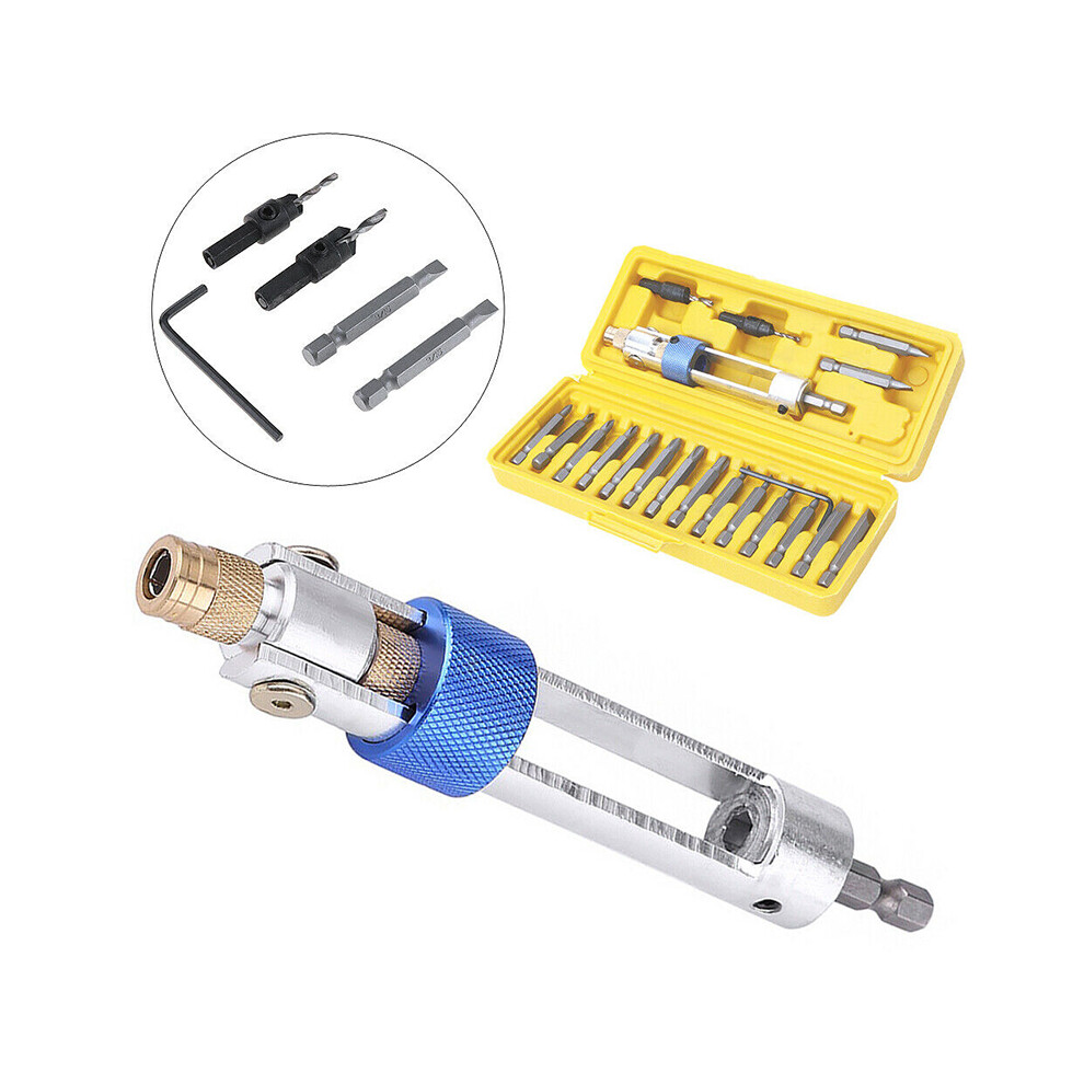 20Pcs Multifunction Half Time Drill Driver Bits Swivel Head Quick-Change Driving Repair Tools 320997700593