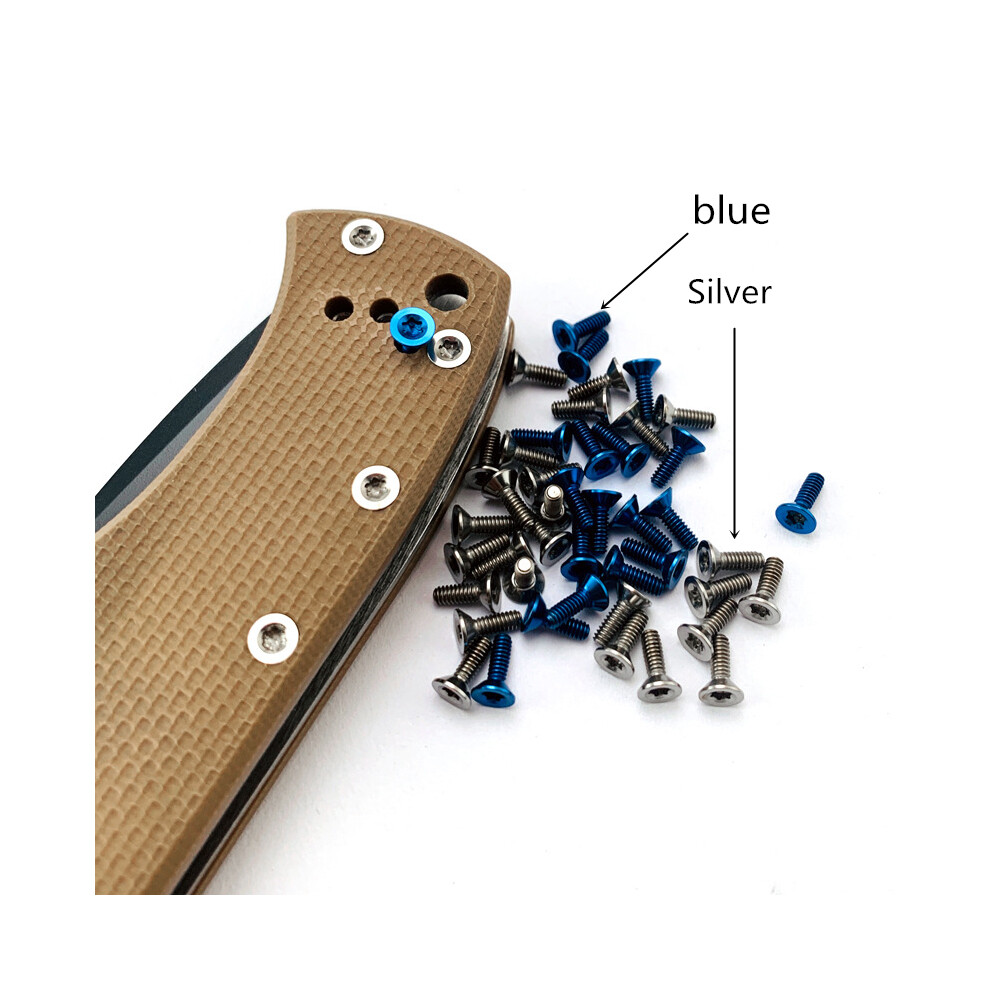 (Blue) Upgrade T8 Torx Titanium Nut Screw For Cqc Emersony Commander Sheepdog 320997703815