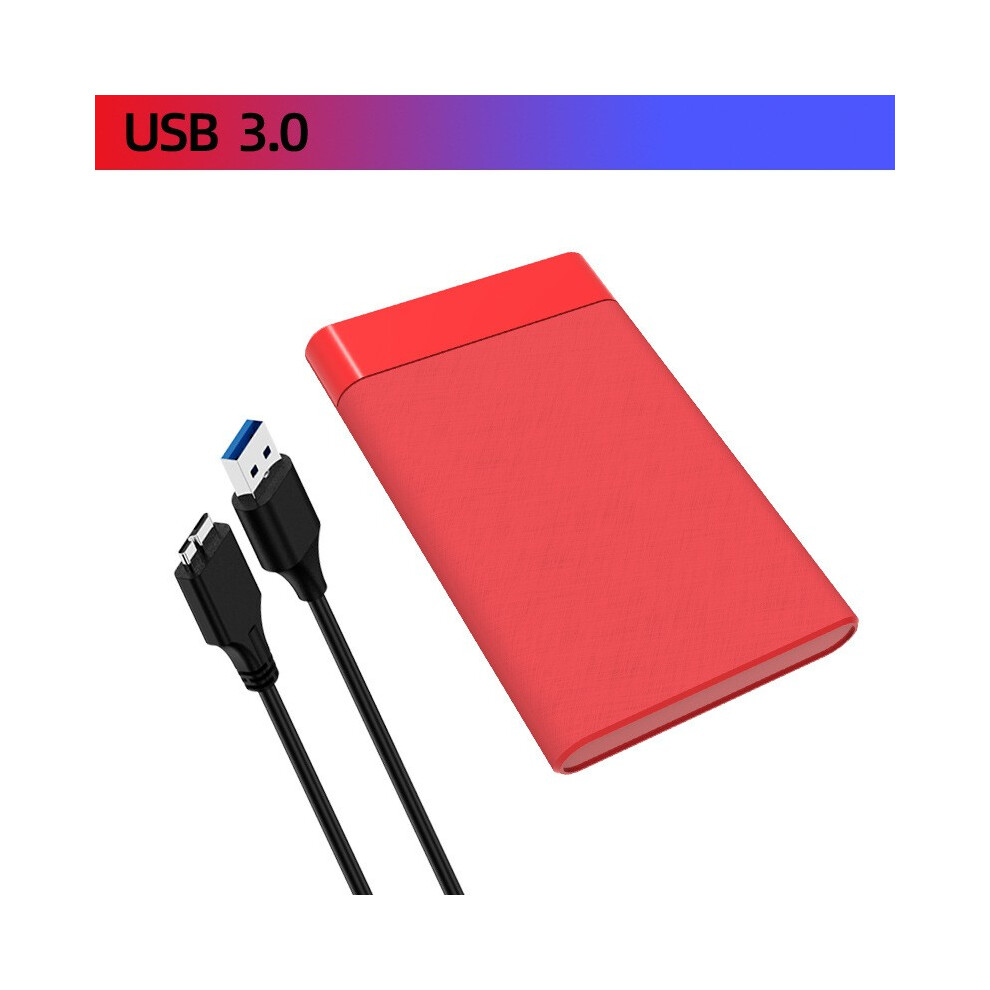 (Red) 2.5''Sata Usb 3.0 Drive-Free Ssd External Enclosure Laptop Hard Drive Enclosure Red 110691392435