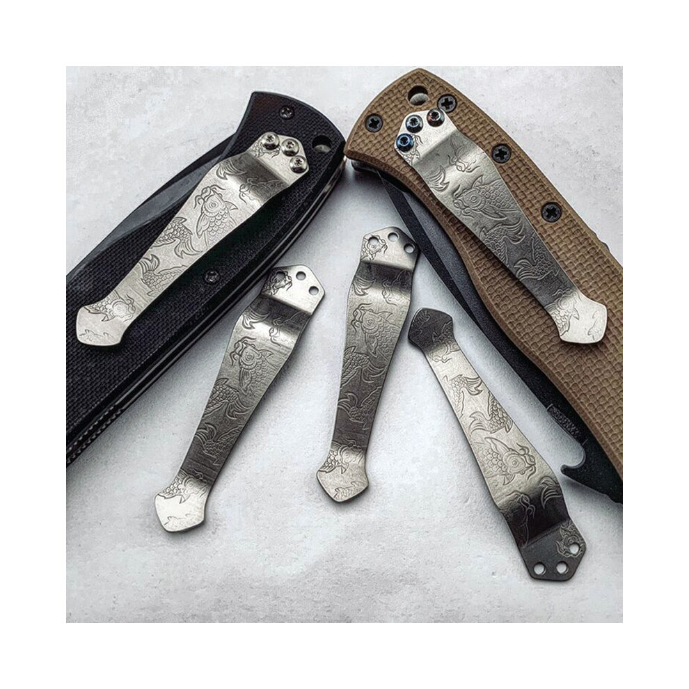 Koi Back Clip Titanium Alloy Cnc Pocket Clip Tool For Zt/Emerson Cqc 320997702993