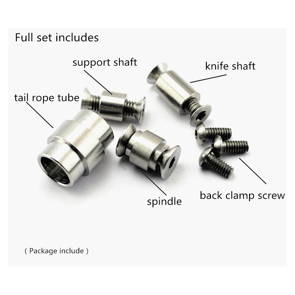 (Titanium) Lanyard Tube Clip Screws Set For C81 Paramilitary 320997702740