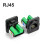 2X RJ45 CAT5E Network Cable Scoket Rj45 Panel Installation Module Network Cable Extender Cat 5 Panel Connector 3
