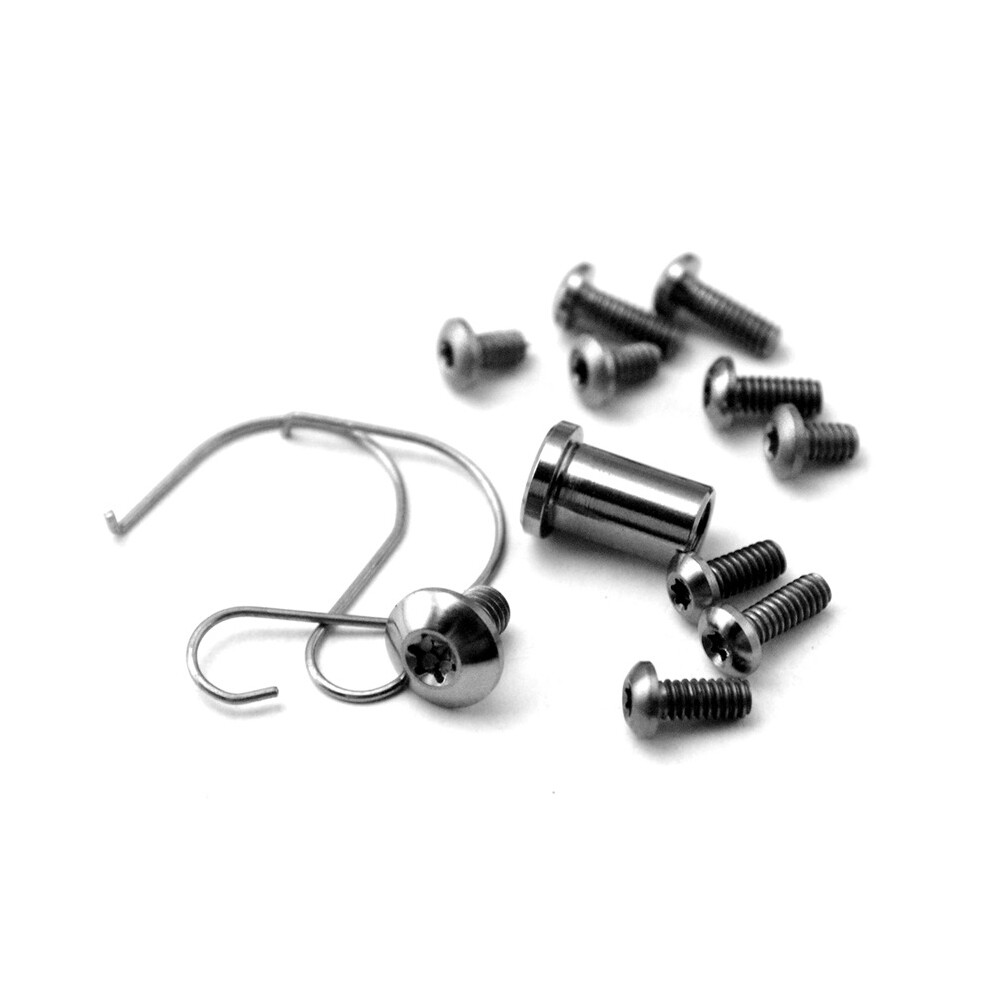 (Titanium) Alloy Spindle Back Clamp Screws Set For Benchmade 555-556-557 Mini Griptilian 320997705376