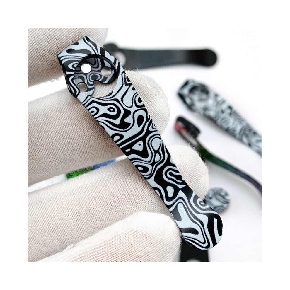 (White) Alloy Multicolor Painting Pocket Clip Back Clamp For Paramilitary 2 C81 C11 C10 White 320997703754
