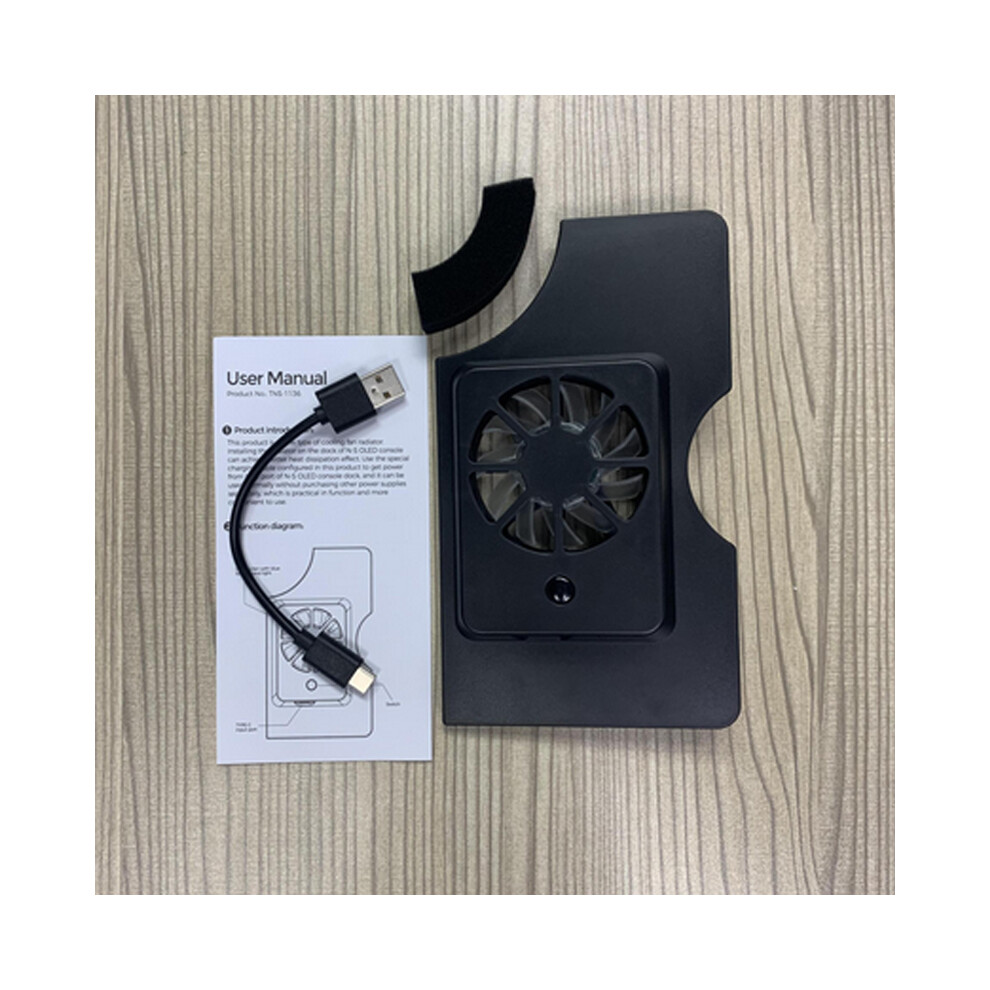 () Dock Base Cooling Fan Radiator With For Ns Switch Oled N-S Game Host Black/Blue/Light 110691415905