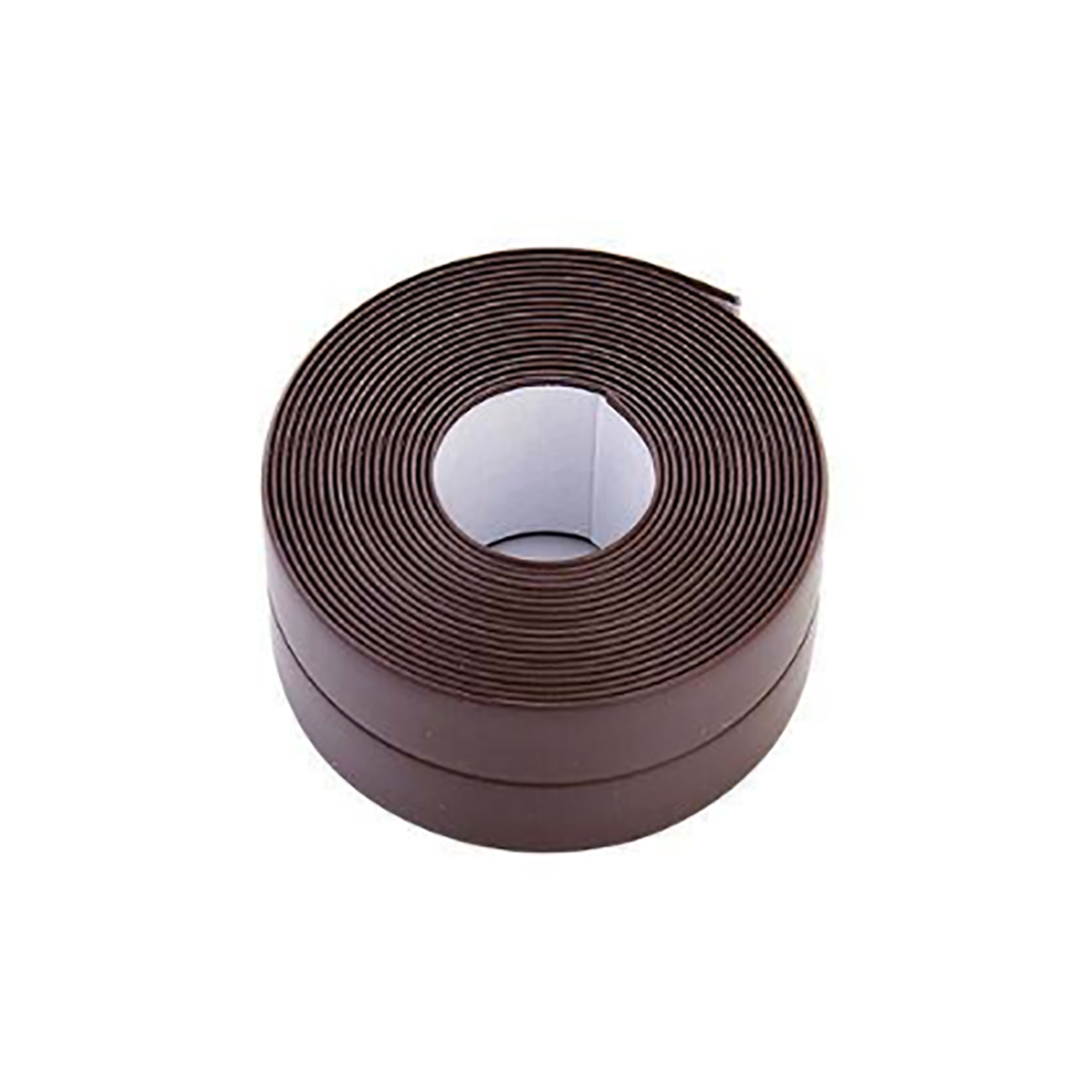(Brown, 3.2M*3.8Cm) Kitchen Bathroom Waterproof Mildew-Proof Adhesive Tape Sink Gap Corner Sealing Strip 320997707400