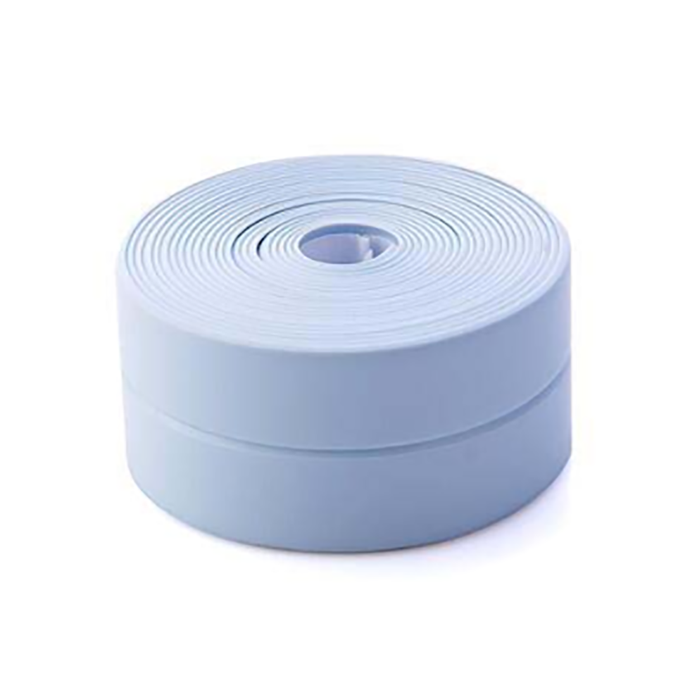 (Light Blue, 3.2M*3.8Cm) Kitchen Bathroom Waterproof Mildew-Proof Adhesive Tape Sink Gap Corner Sealing Strip 320997707431
